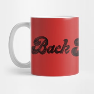 Back in Crime Black Simple Logo Mug